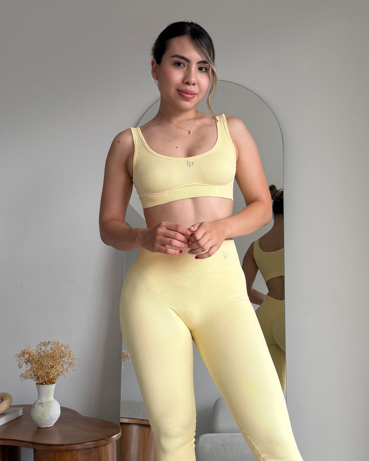Set Celeste - color Amarillo - vista 2 - LP Activewear