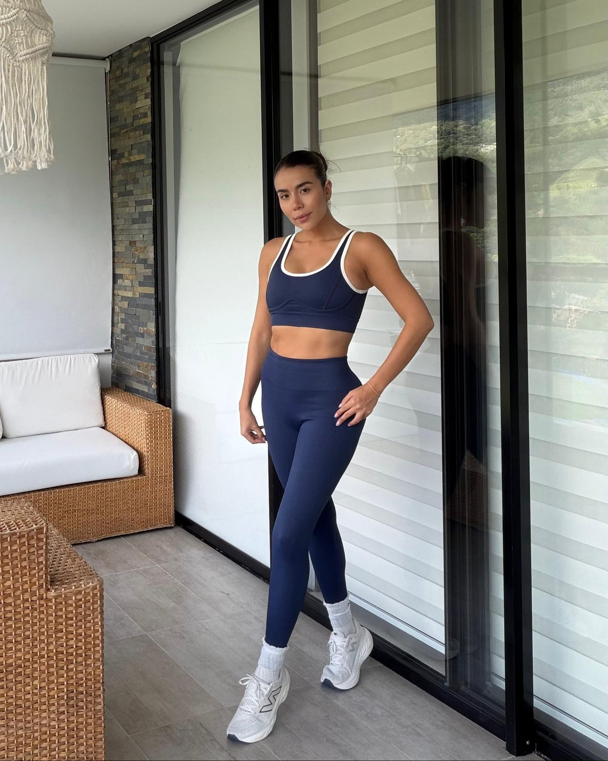 Set Celeste Line - color Azul Navy - vista 3 - LP Activewear