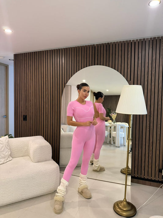 Enterizo Flexy Line SP - color Rosa - largo - vista 1 - LP Activewear
