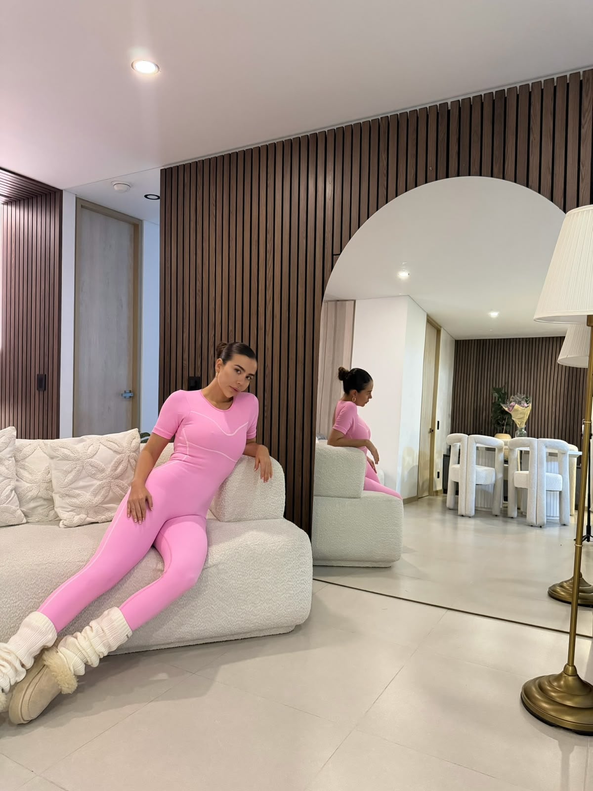 Enterizo Flexy Line SP - color Rosa - largo - vista 2 - LP Activewear