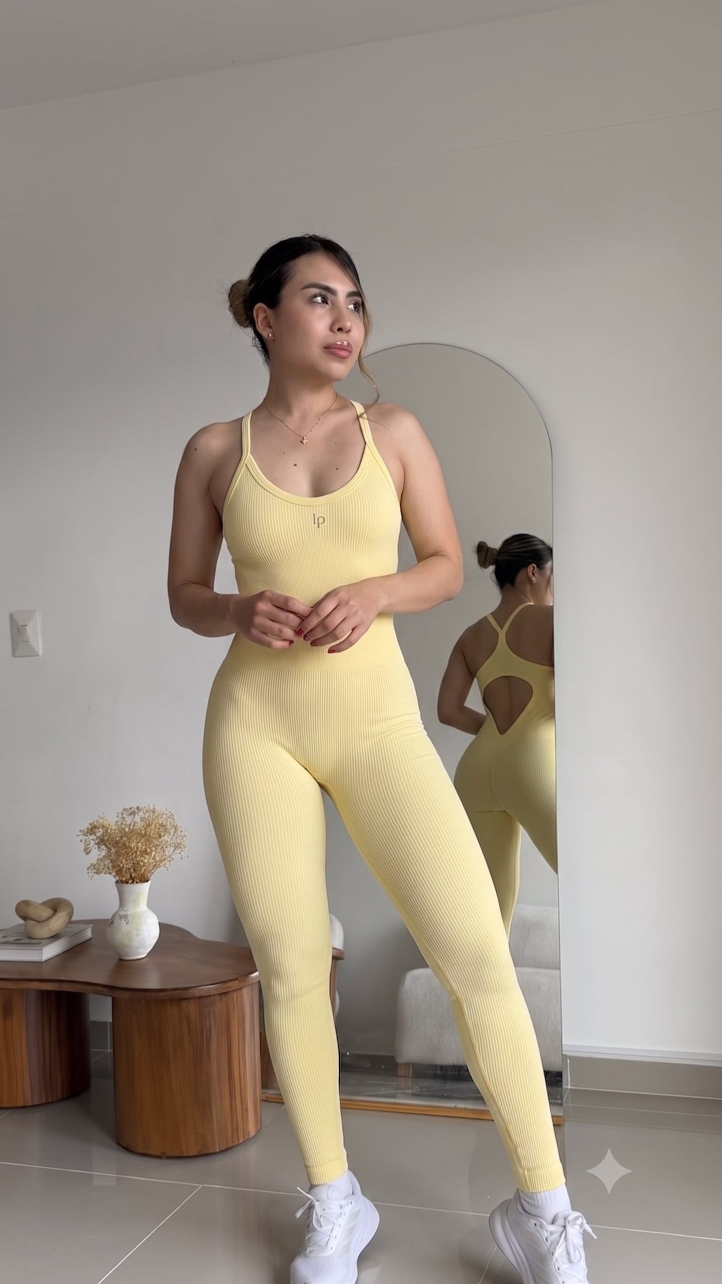 Enterizo Bella - color Amarillo - largo - vista 1 - LP Activewear