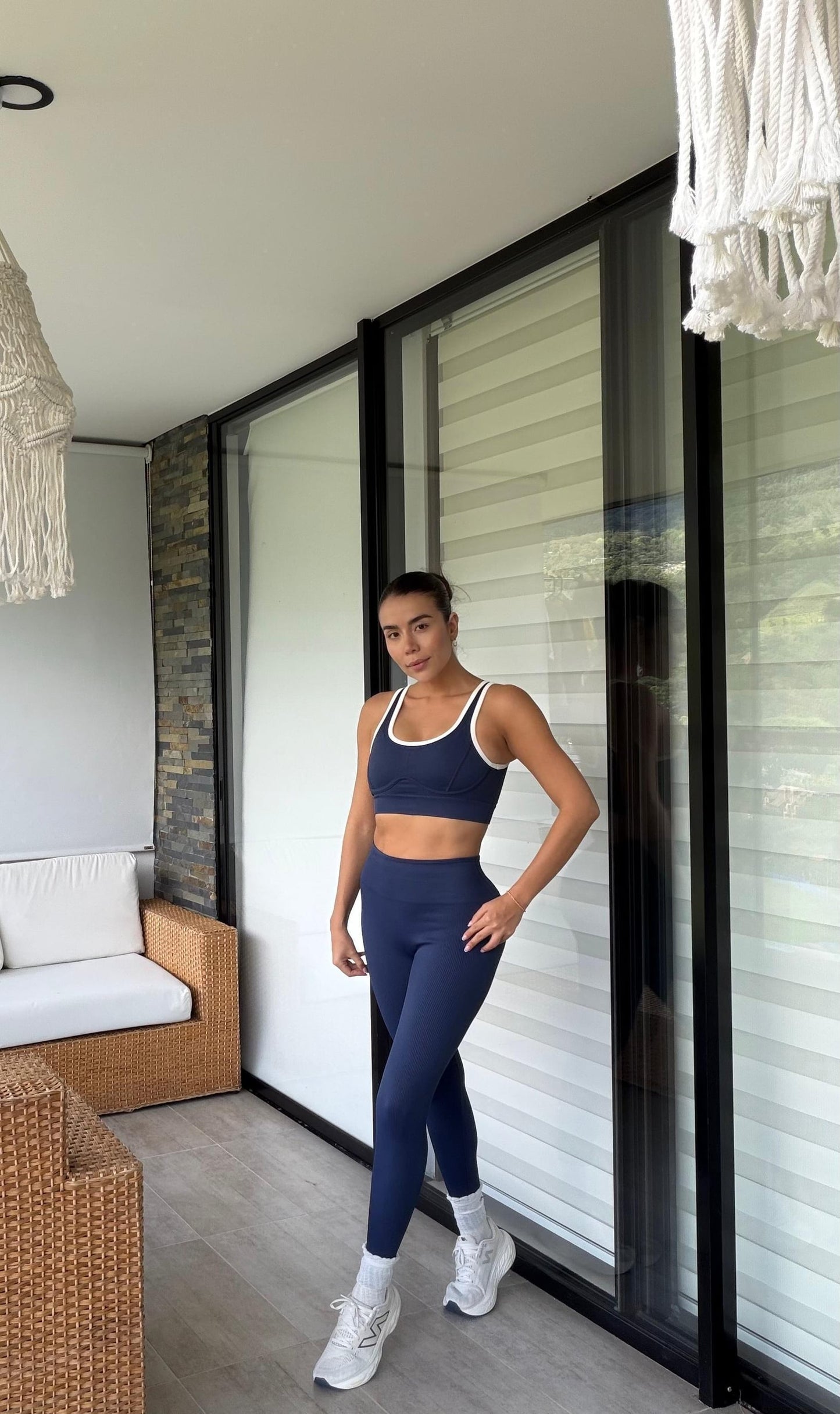 Set Celeste Line - color Azul Navy - vista 3 - LP Activewear