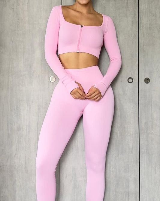 Set Paula - color Rosa - vista 1 - LP Activewear