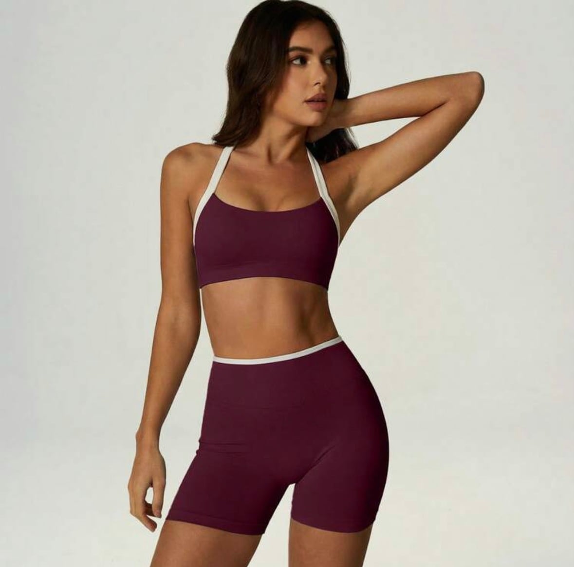 Set Debora - color Vino - vista 1 - LP Activewear
