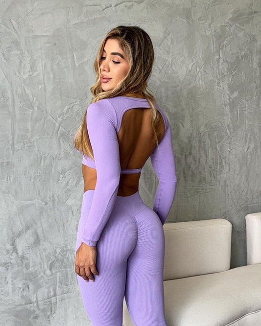 Set Soul - color Lila - vista 1 - LP Activewear