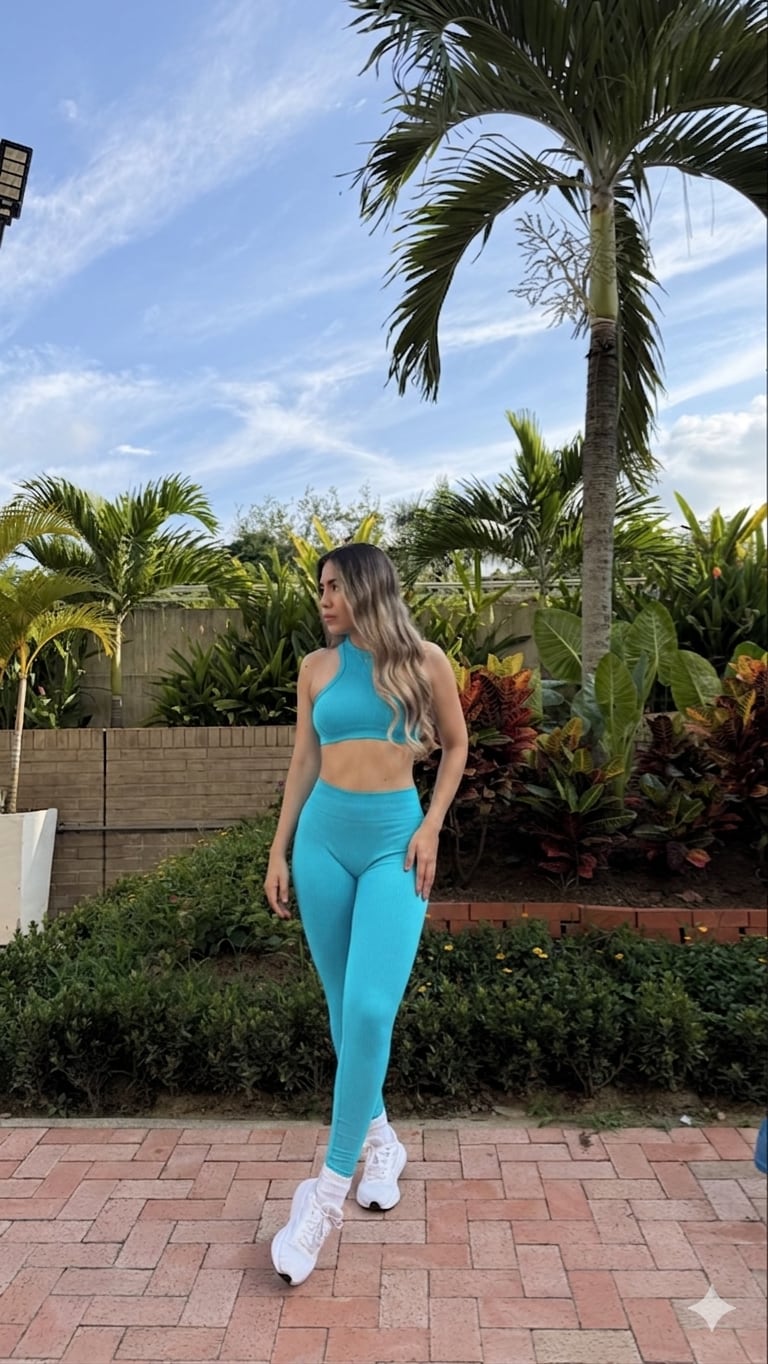 Set Terra - color Cian - vista 2 - LP Activewear