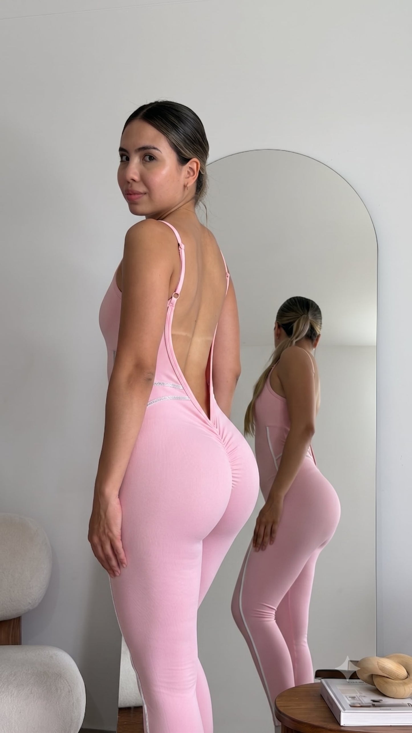 Enterizo Perla Line - color Rosado - largo - vista 1 - LP Activewear