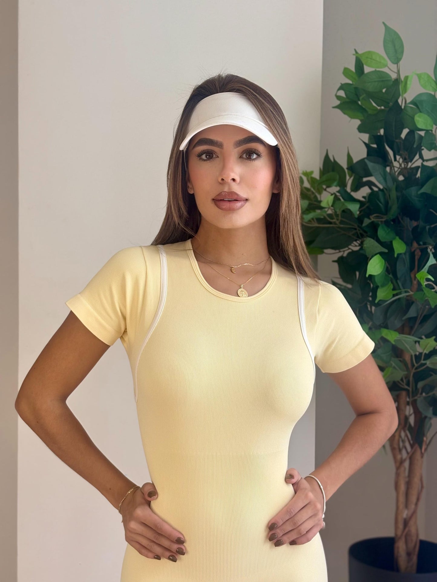 Enterizo Flexy - color Amarillo - largo - vista 1 - LP Activewear